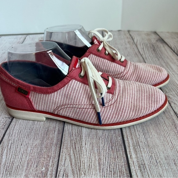 Keds Shoes - KEDS Striped Red & White Shoes 8.5